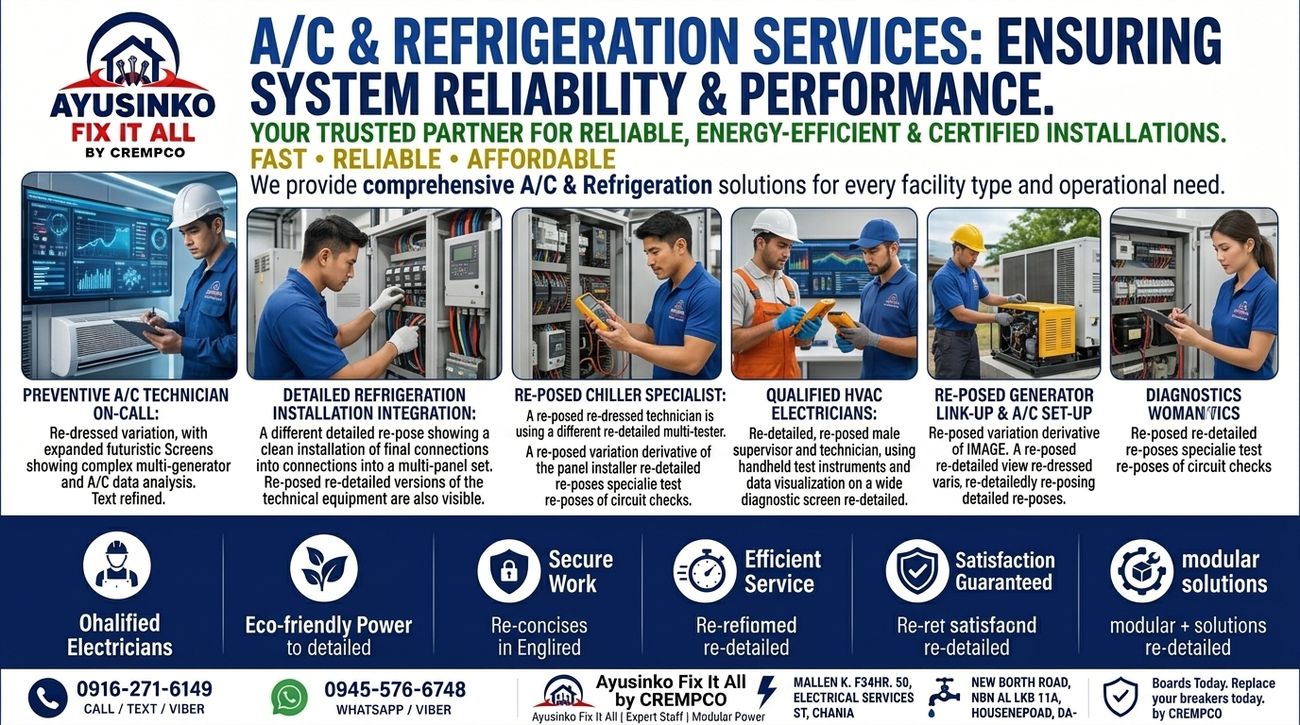 Air Conditioning & Refrigeration Services