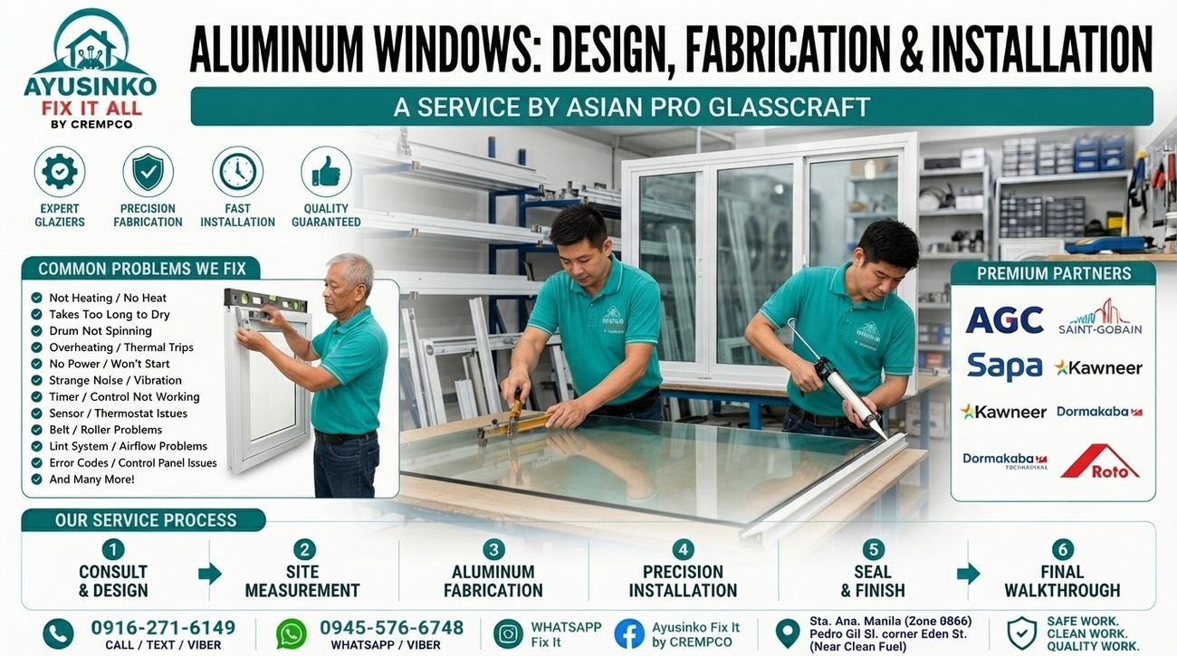 Aluminum windows