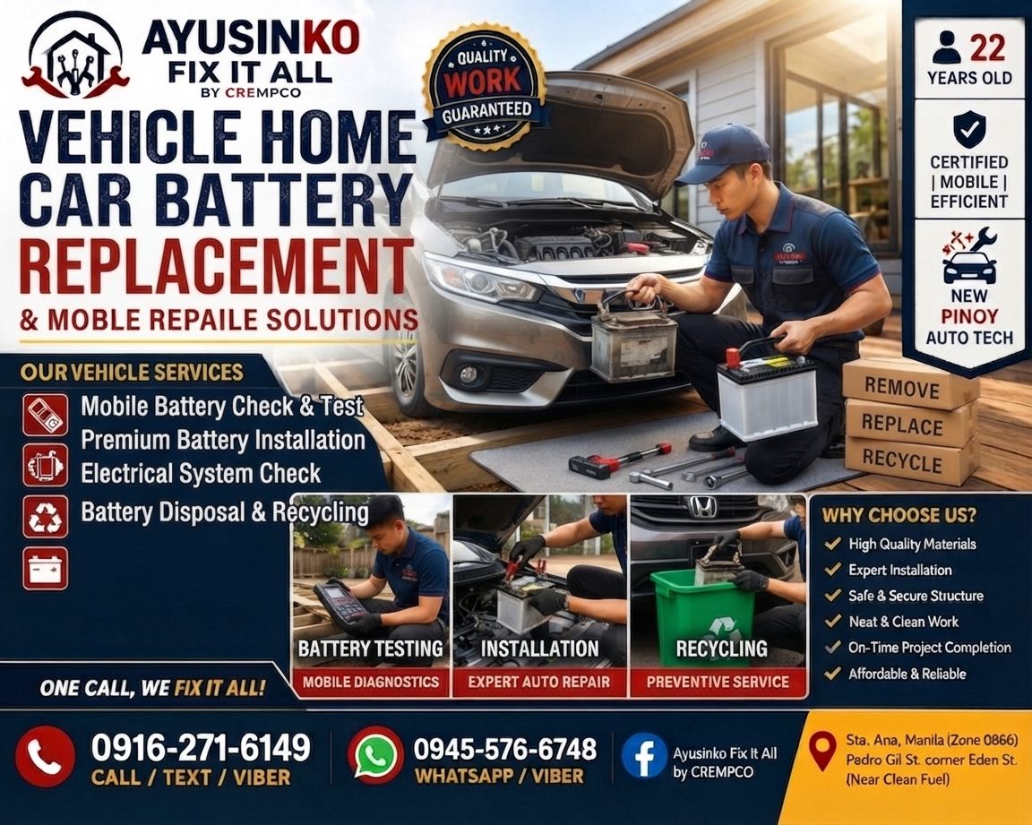Car battery replacement