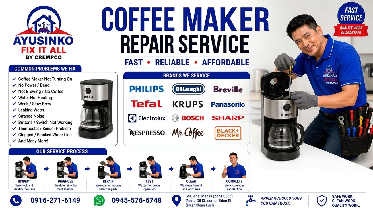 Coffee maker repair