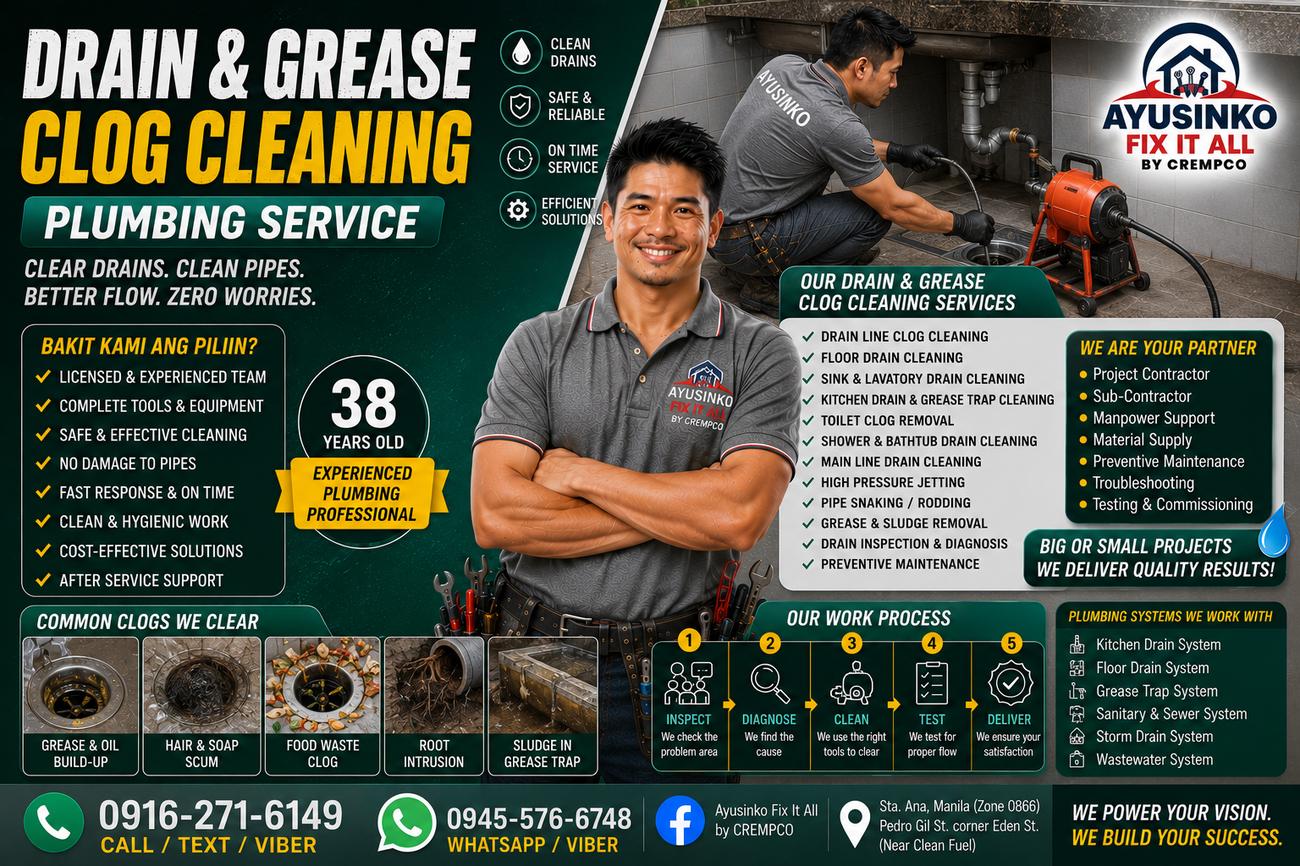 Drain cleaning
