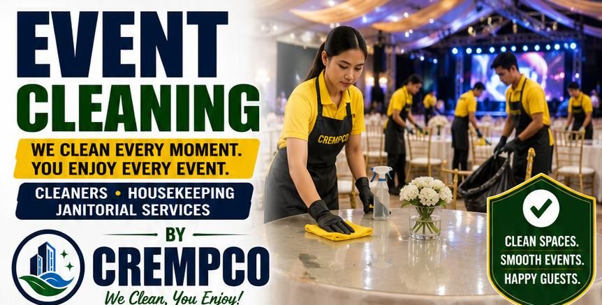 Event cleaning