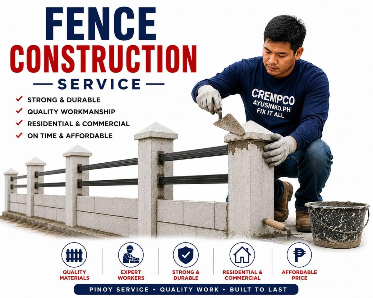 Fence construction