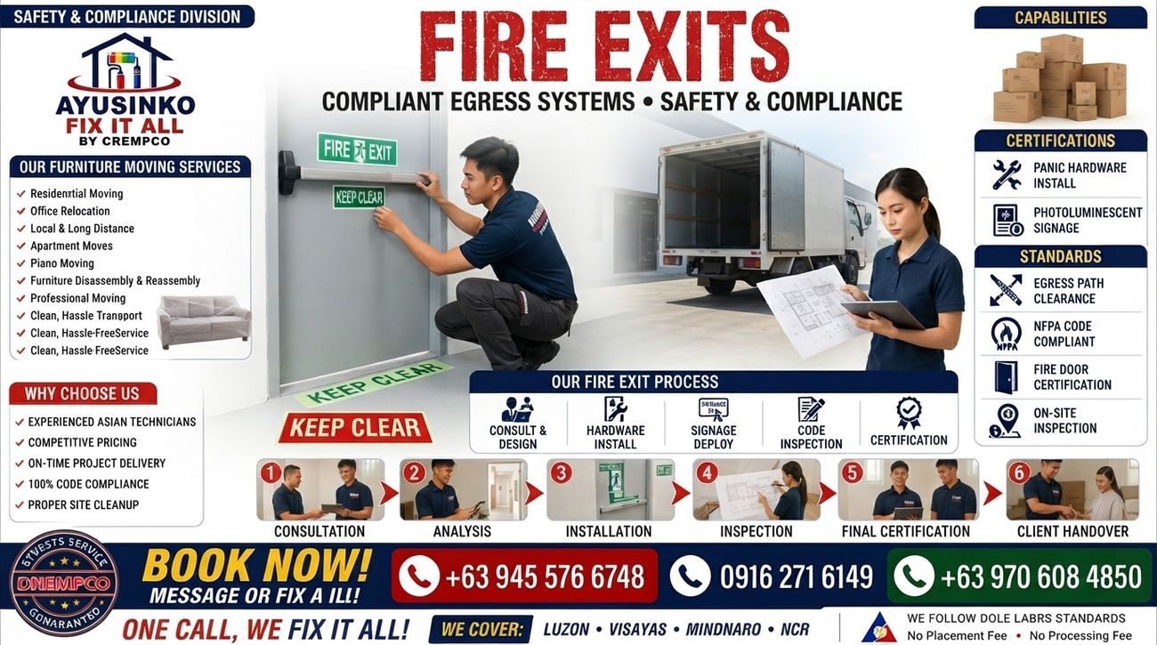 Fire exits