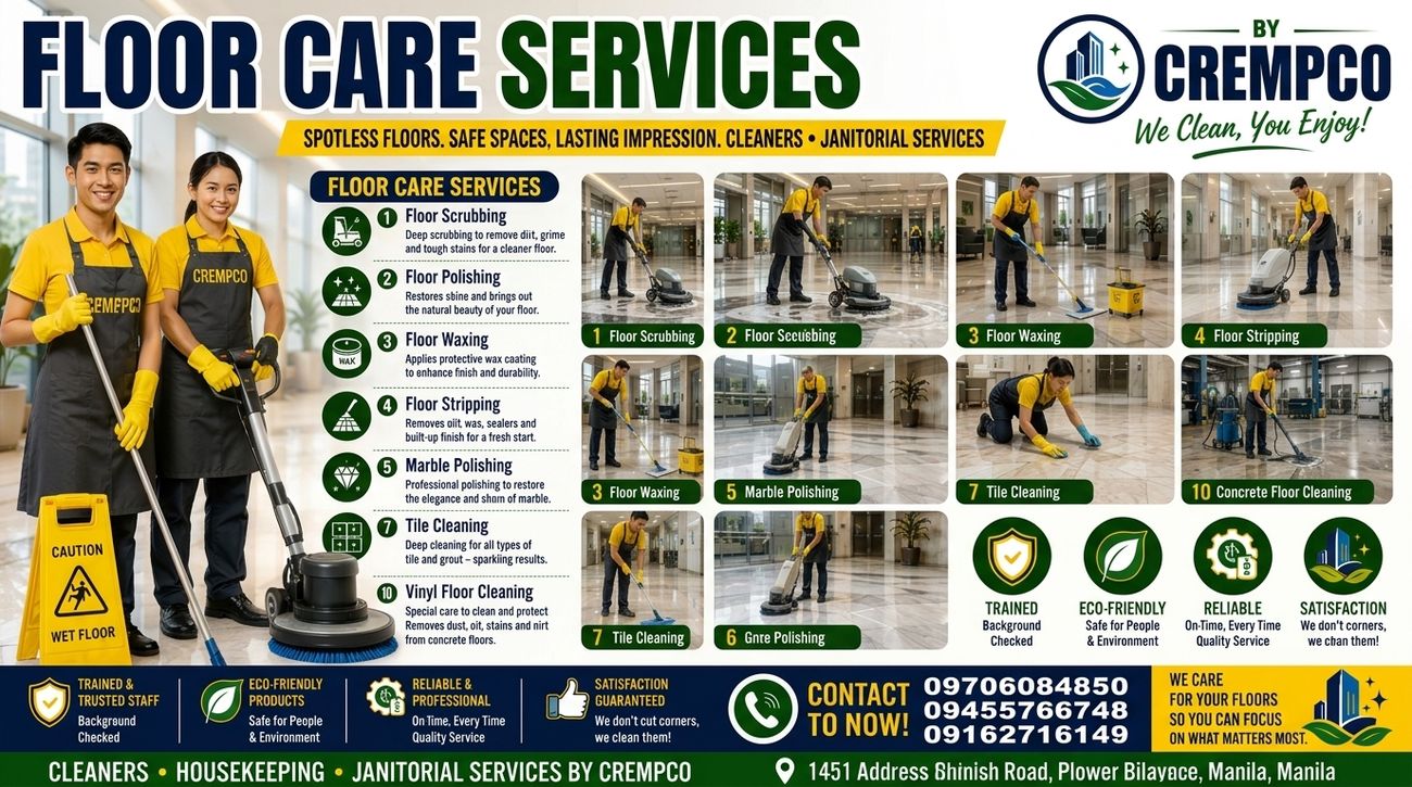 Floor polishing