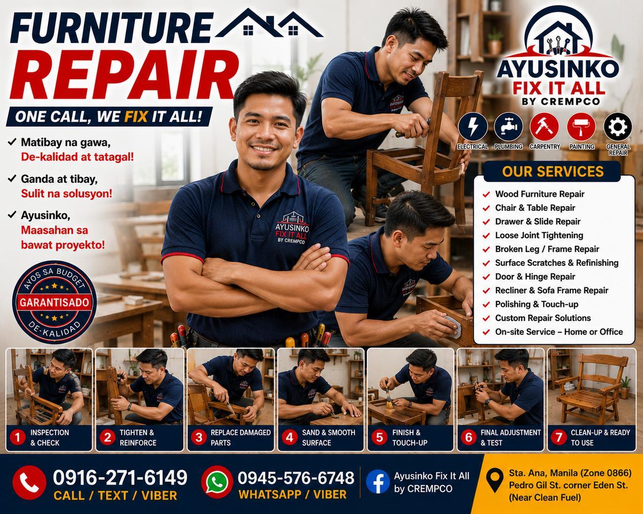 Furniture repair