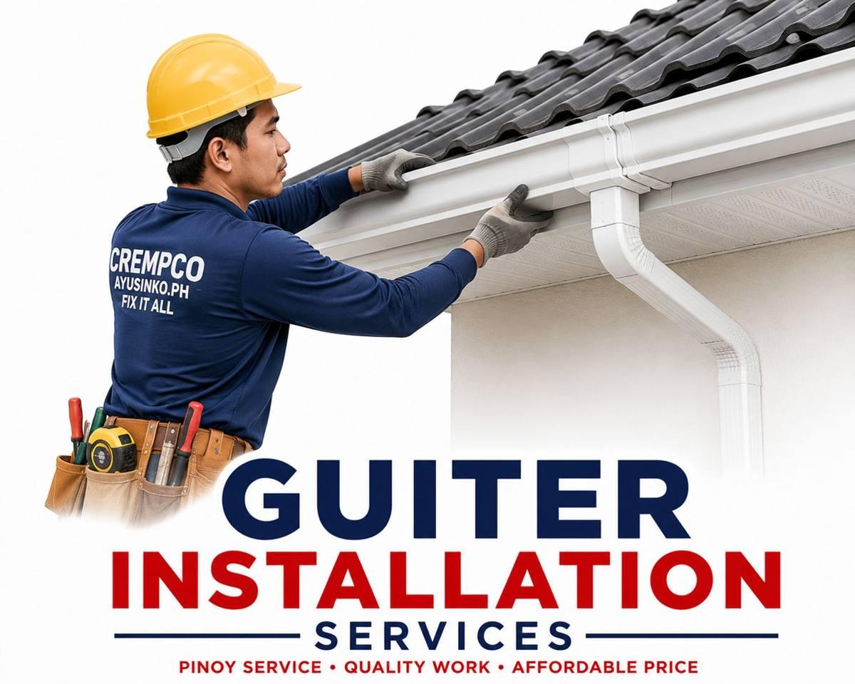 Gutter installation