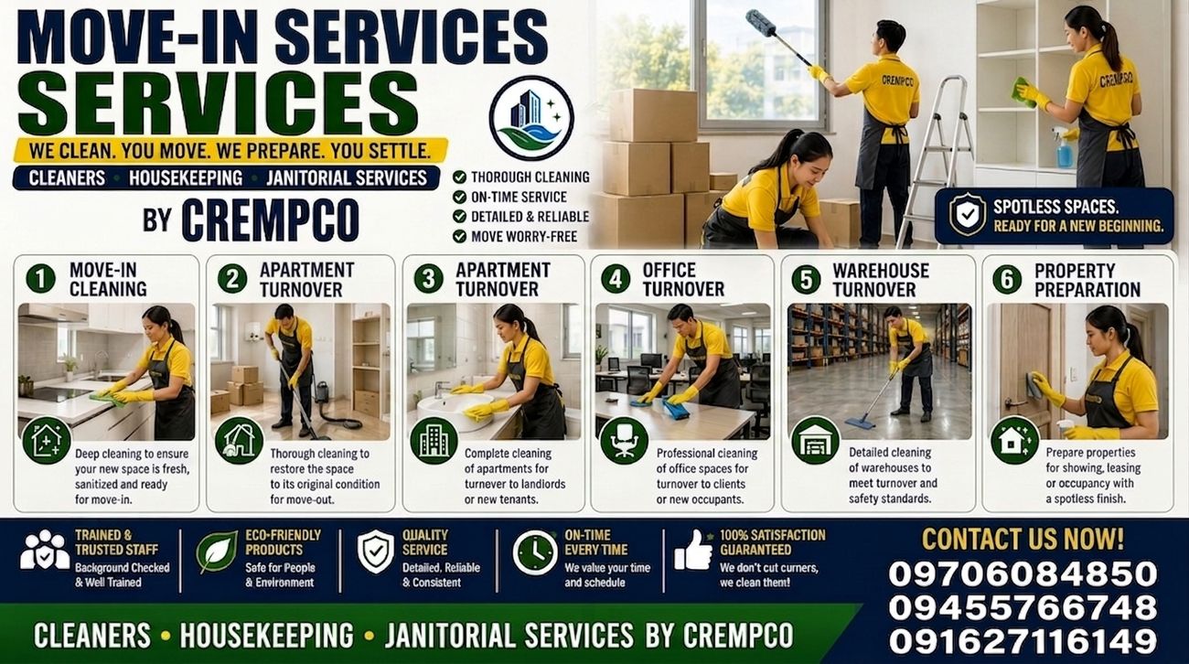 Move-in cleaning