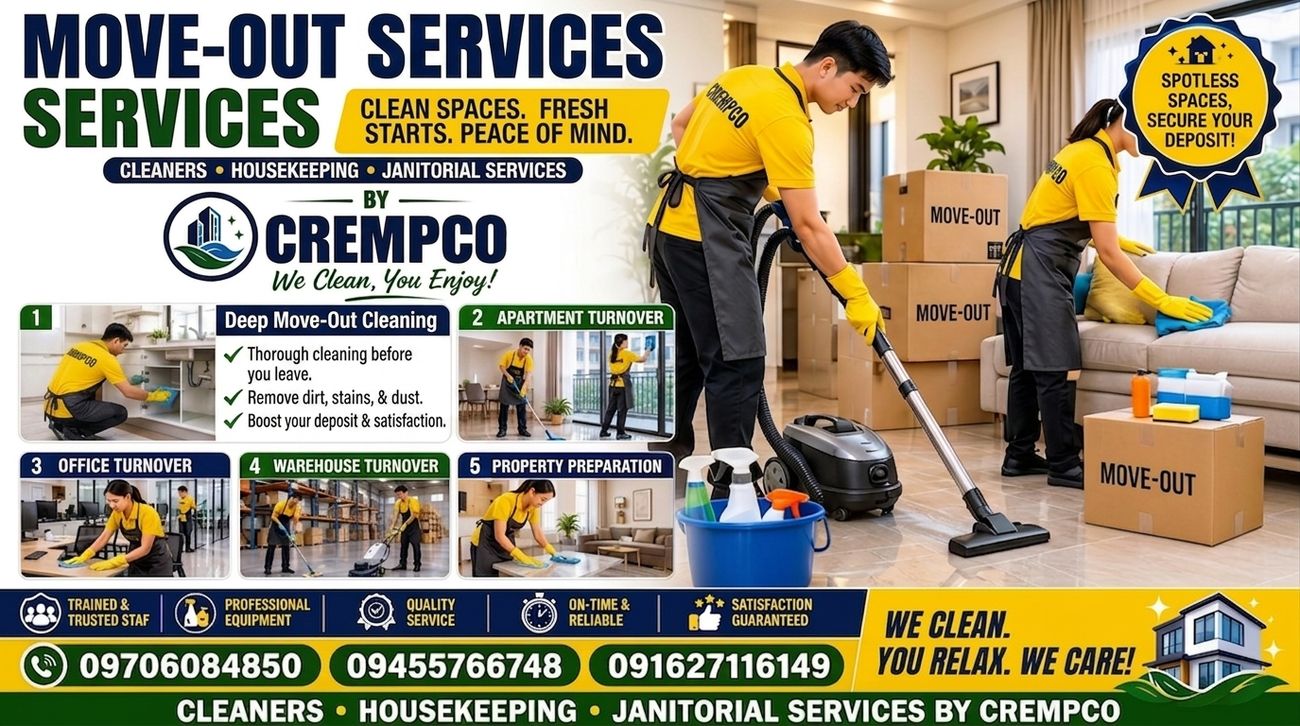 Move-out cleaning