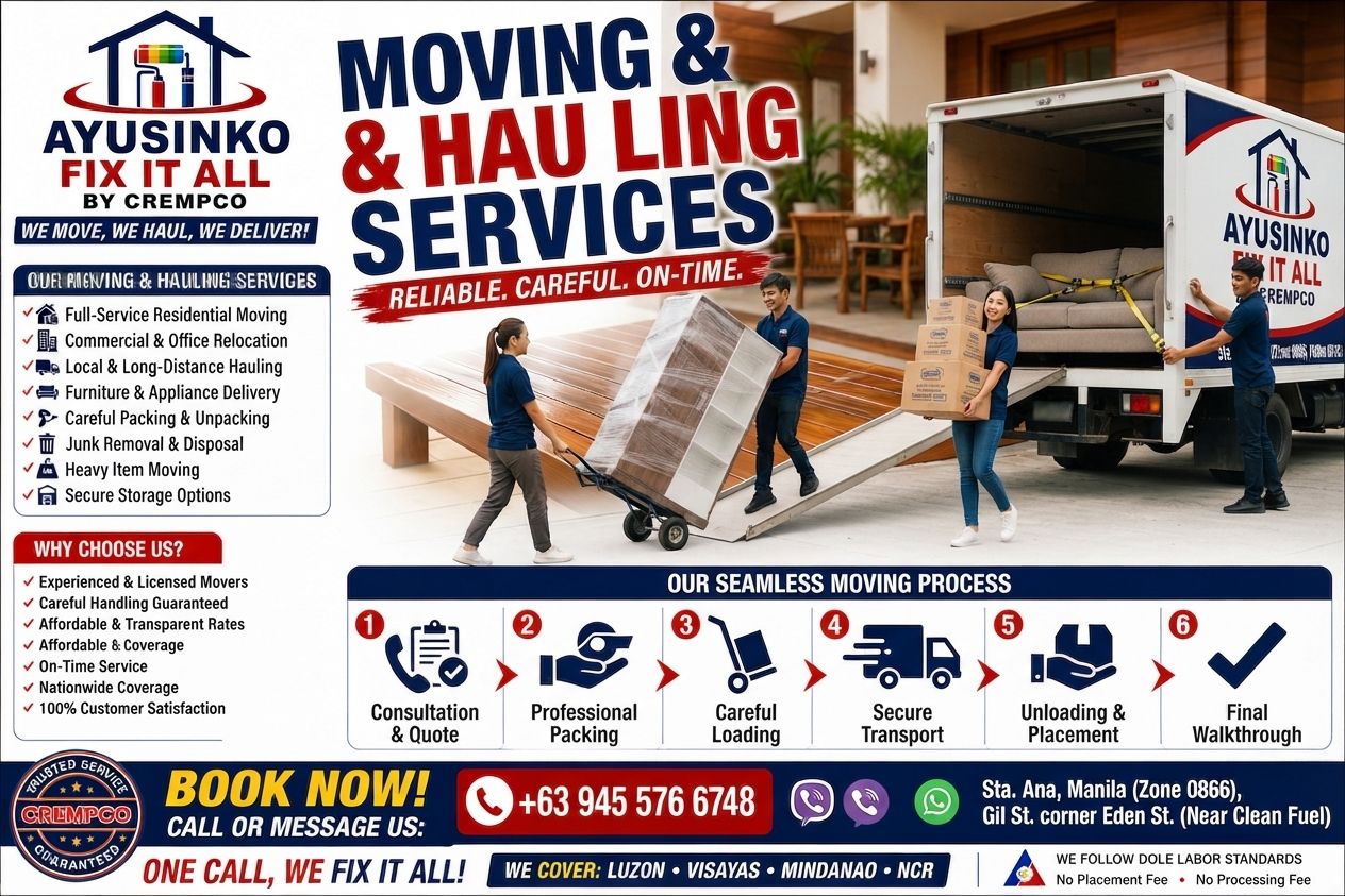 Moving & Hauling Services