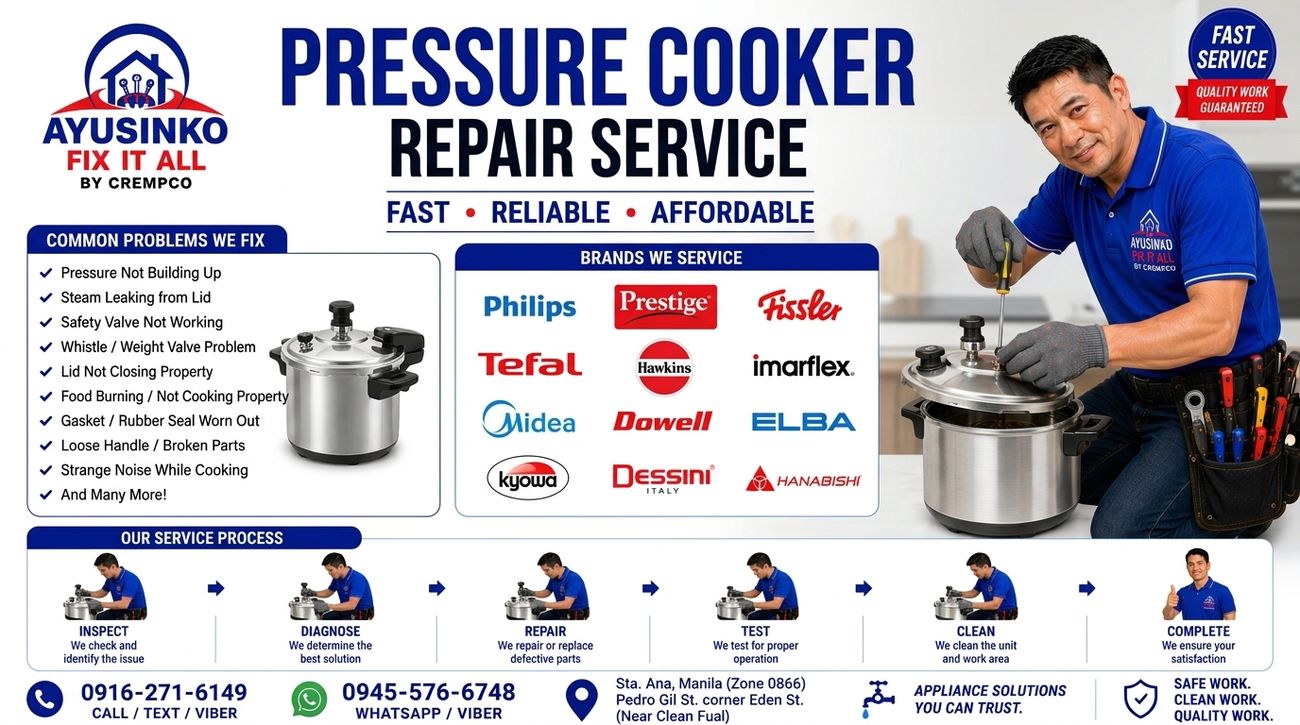 Pressure cooker repair