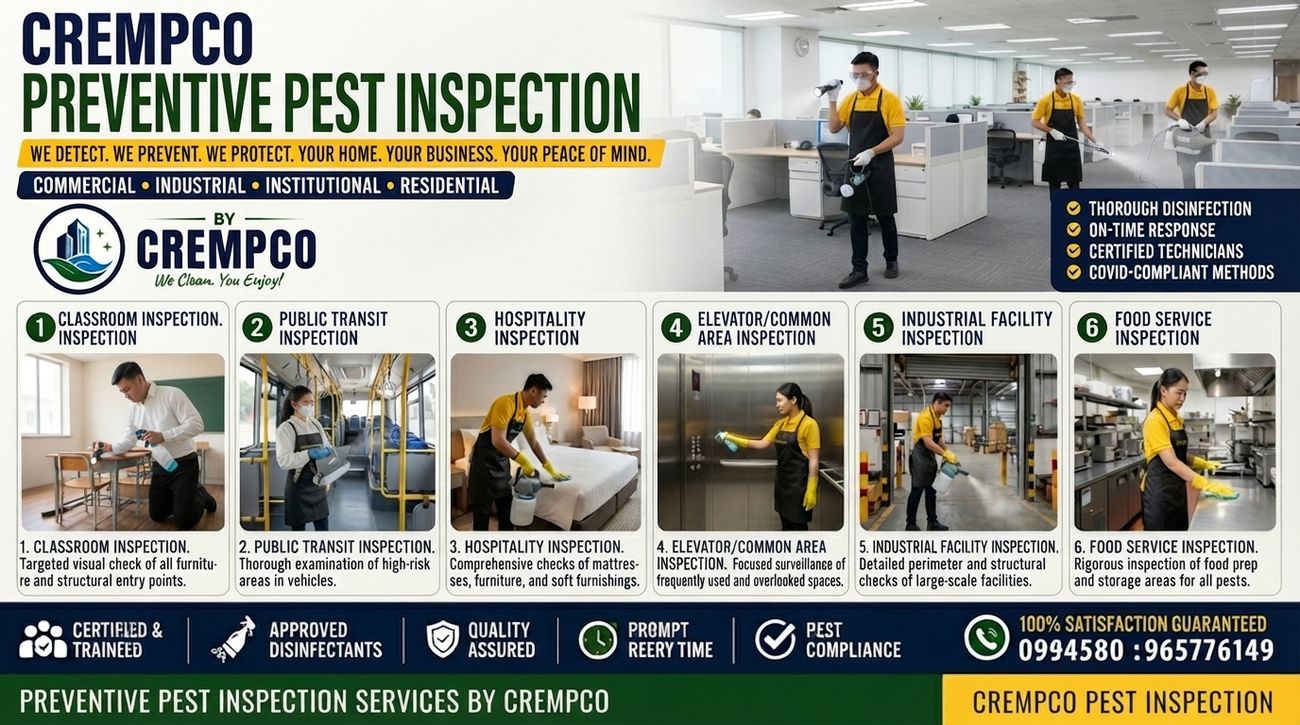 Preventive pest inspection