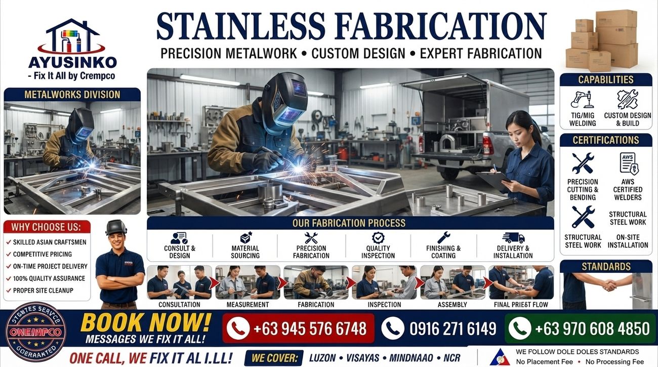 Stainless fabrication