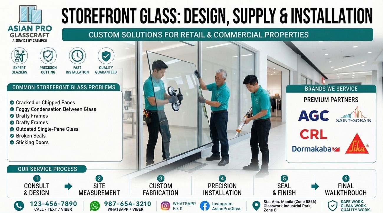 Storefront glass