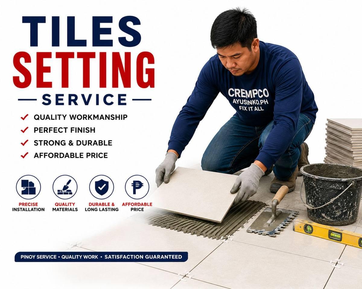 Tile installation