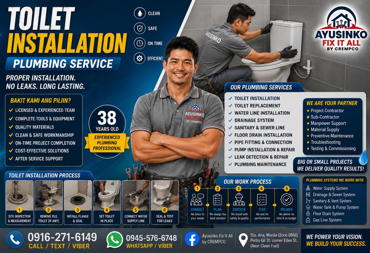 Toilet installation