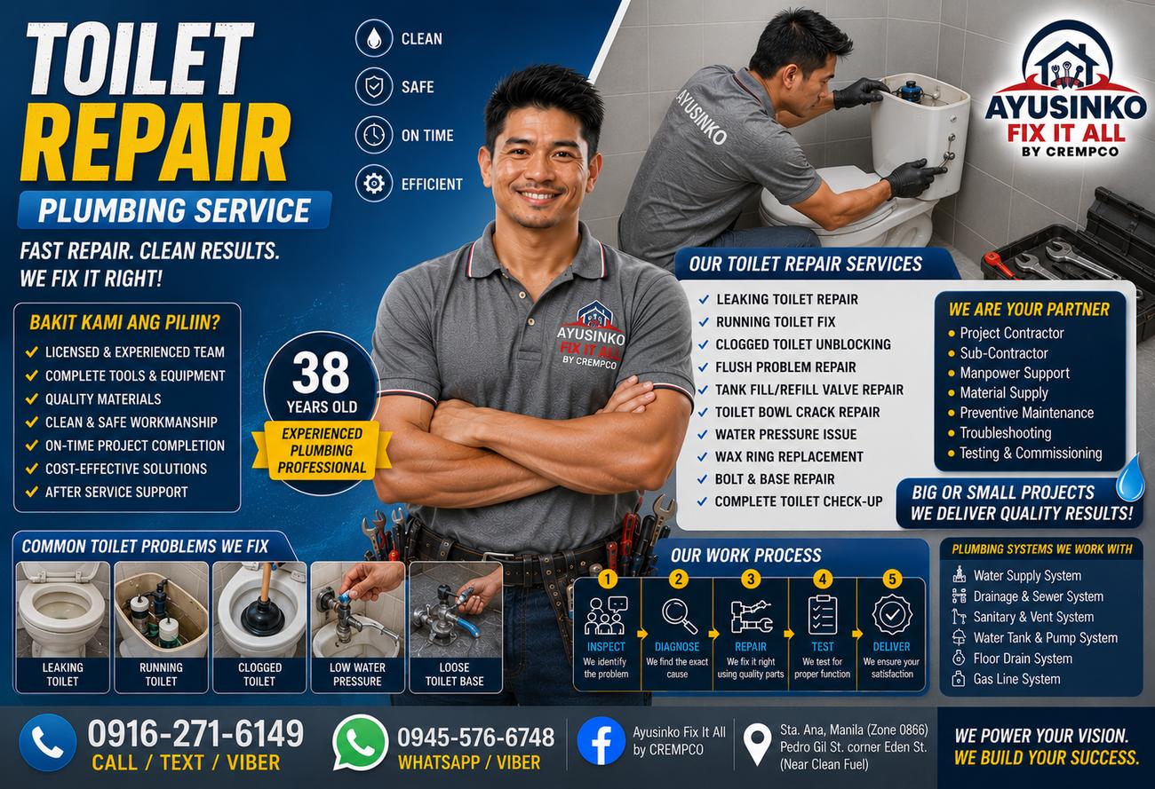 Toilet repair