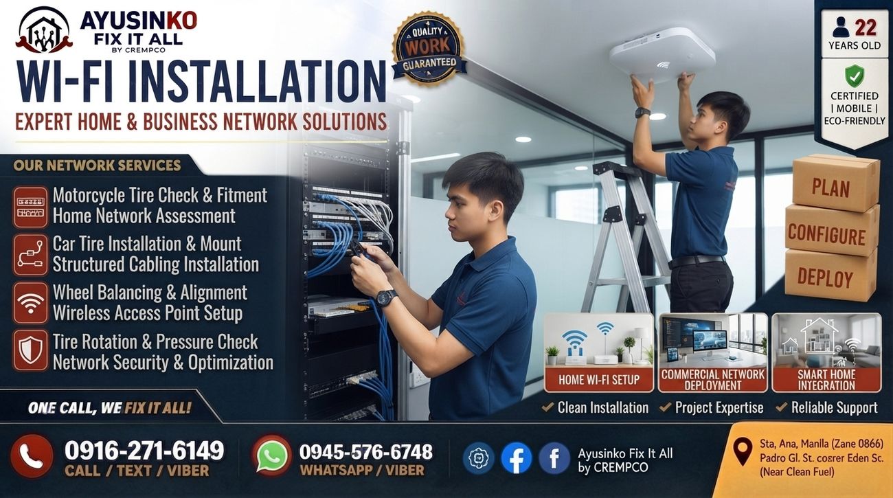 Wi-Fi installation